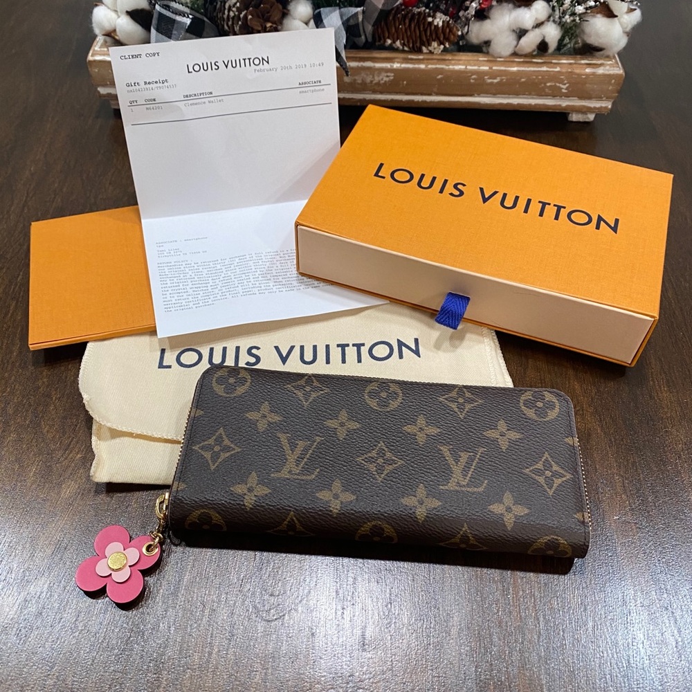 Authentic Louis Vuitton Clemence Wallet